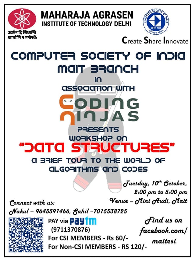 Workshop on Data Structures