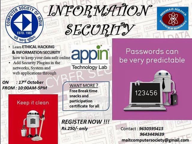 Workshop on Information Security